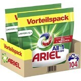 Ariel Gel compresse 104 pz Universal+ 1×104 pz, capsule in gel