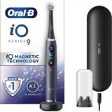 Oral B EK iO Series 9 Nero onice + portaspazzolino + custodia da viaggio 1×1 set, spazzolino elettronico