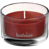 Bolsius Aromatic 2.0 vetro 80x50mm legno di oud, candela profumata 1×1 pz, candela profumata