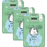 Muumi Baby Pants 5 Maxi+ 10-15 kg, confezione mensile di eco-pannolini 1×114pz, eco-pannolini