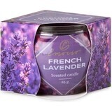 Emocio Glass decoration 70×62 mm French Lavender, scented candle 1×1 pc, scented candle