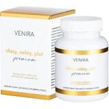 VENIRA PREMIUM capsule per capelli, unghie e pelle, trattamento di 40 giorni 1×80 cps, integratore alimentare