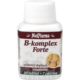 MedPharma B-complex Forte 1×37 tbl, complemento alimenticio