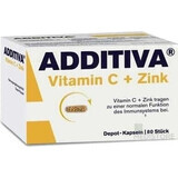 ADDITIVA VITAMINA C+ ZINOC 80TBL 1×80 tbl, integratore alimentare