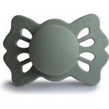 FRIGG FRIGG Lucky ciuccio simmetrico in silicone Sage, 0-6m 1×1 pz, ciuccio in silicone