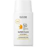 BABÉ SUPER FLUID OIL FREE SPF50 1x50ml, fluido opacizzante con SPF