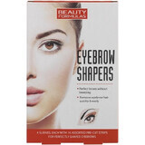 BEAUTY BEAUTY FORMS Tiras depilatorias cejas 1×4 uds, tiras depilatorias cejas