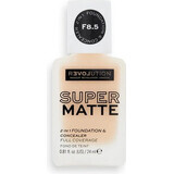 Revolution Relove, Fondotinta Supermatte F2, make-up 1×24 ml, make-up