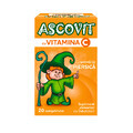 Ascovit con Vitamina C al gusto di pesca 100 mg, 20 compresse, Omega Pharma