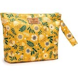 T-TOMI Big Baggie Mustard flowers 1×1 pz, borsa da viaggio