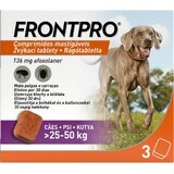 FRONTPRO® compresse masticabili antiparassitarie per cani (25-50 kg) 1×3 tbl, compresse antiparassitarie