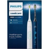 Philips Sonicare 5100 HX6851/34 1+1 1×1 set, spazzolino sonico 2 pezzi