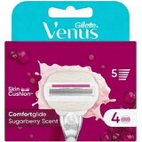 VENUS COMFORTGLIDE SUGARBERRY SHAVING HEADS 4 pcs 1×4 pcs, testine di ricambio per la rasatura