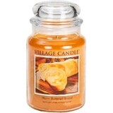 Village Candle Candela profumata in vetro - Pane caldo imburrato, grande 1×1 pz.