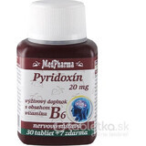 MedPharma PYRIDOXIN 20 mg (vitamin B6) 1×37 tbl, 30+7 free