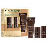 Set Nuxe Men, gel idratante per il viso 50 ml + deodorante roll-on 50 ml + gel doccia 200 ml