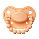 Luu Kids, ciuccio, posizionamento, silicone, Summer Apricot, 3-6 mesi, 1 pz.