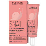 Floslek Laboratorium Caracol, crema antiedad para ojos y labios, 30 ml