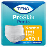 Tena Pants ProSkin, slip assorbenti, taglia L, 100-135 cm, normale, 30 pezzi