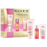 Set Nuxe Very Rose, crema mani e unghie, 50 ml + gel doccia, 100 ml + eau de parfum alla rosa, 30 ml