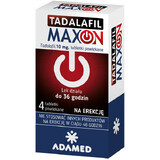 Tadalafil Maxon 10 mg, 4 compresse rivestite con film