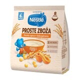 Nestle Simple Cereals Rice and maize porridge, apricots, without milk, after 6 months, 144 g