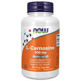 Now Foods L-Carnosina, L-Carnosina 500 mg, 100 capsule