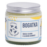 Four Spikes Bogatka, candela di soia floreale, 120 g