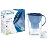 Brita Marella, caraffa con filtro 2,4 l, blu + filtro Maxtra Pro Pure Performance, 1 pz.