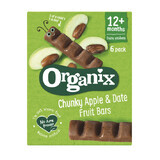 Datteri e mele biologiche Goodies bar, 6x 17gr, Organix