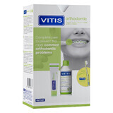 Vitis Orthodontic Kit, Mundspülung 500 ml + Zahnpasta 100 ml + Zahnbürste 1 St.