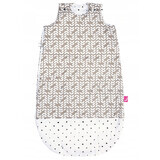 Motherhood Zip-A-Round, sac de dormit din bumbac 2 în 1, TOG 2, bej, 3-18 luni, 1 buc