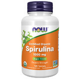 Now Foods Spirulina 1000 mg, 120 compresse vegane