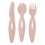 Canpol Babies, set di posate, rosa, 31/418, 12 mesi