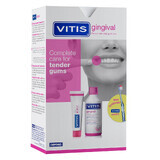 Kit Vitis Gingival, Mundspülung 500 ml + Zahnpasta 100 ml + Zahnbürste 1 St.