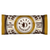 Protein bar with caramel, peanuts and chocolate, 50g, Pulsin