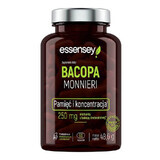 Essensey Bacopa Monnieri, bacopa a foglie piccole, 90 capsule