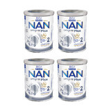 Nestle NAN Optipro Plus 2 HM-O, opvolgzuigelingenvoeding voor baby's vanaf 6 maanden, 4 x 800 g