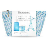 Set Dermedic Hydrain 3 Hialuro, siero idratante per viso, collo e décolleté, 30 ml + crema idratante profonda 15 ml