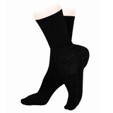 Salvi Compression Diabetic, calcetines para diabéticos, plata, talla M, negro