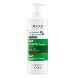 Vichy Dercos Antiforfora DS, shampoo antiforfora con balsamo 2in1, 390 ml