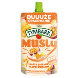 Tymbark Musly in tubo, bu Grano saraceno, fiocchi d'avena, mango, pesca, mela, banana, zucca, frutto della passione, senza zuccheri aggiunti, 170 g