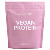 Natu Care Vegan Protein, protein, white chocolate and raspberry flavor, 525 g