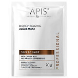 Apis Professional Coffee Shot, maschera bio-rivitalizzante alle alghe, 20 g