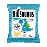 BioSaurus, patatine di mais bio arrostite con sale marino, 15 g