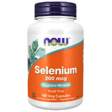 Now Foods Selenium, selenio 200 µg, 180 capsule