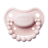 Luu Kids, ciuccio, posizionamento, silicone, Velvet Blush, 3-6 mesi, 1 pz.