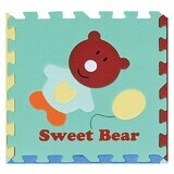 Tappeti puzzle Orsetto, 92 x 92 cm, +3 anni, Babygreat