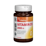 Vitamina D3, 2000 UI, 90 capsule, Vitaking