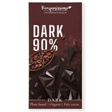 Chocolate negro 90% ecológico, 60 g, Benjamissimo